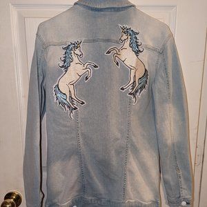 Lularoe Unicorn Denim Jacket